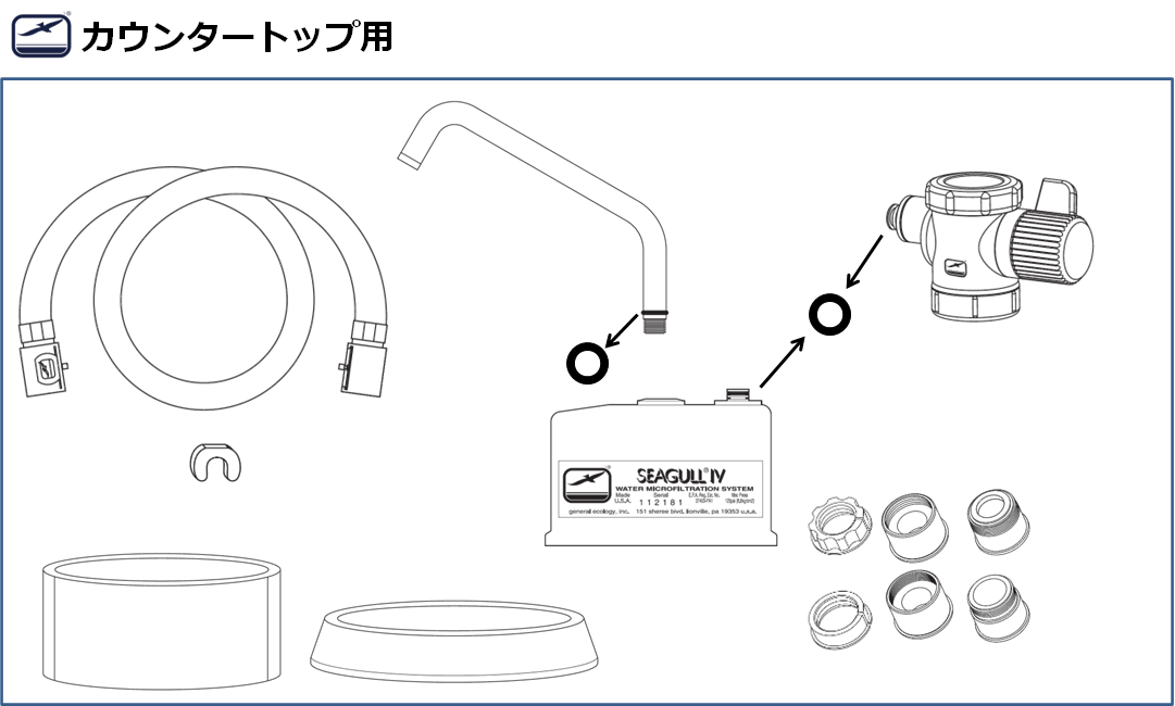 カウンタートップ用メンテナンスパーツ